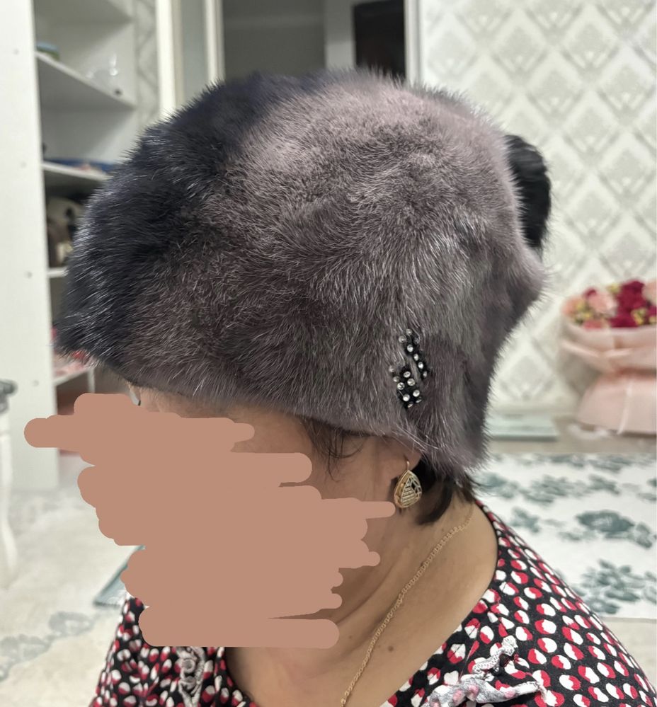 Норковые шапка