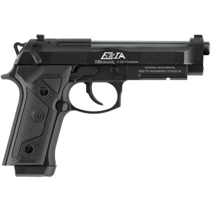 Pistol FULL METAL airsoft Beretta Elite IA BlowBack 1.2 Joules-pachet