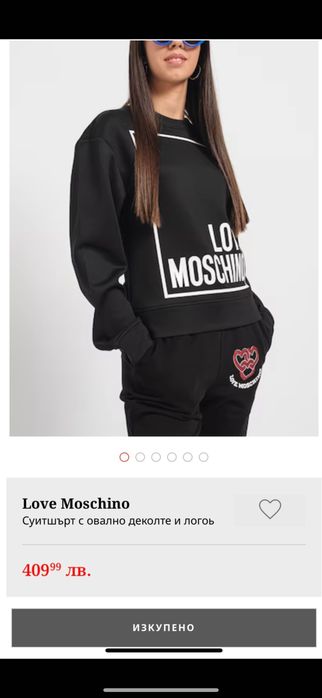 Суитшърт  Love Moschino Размер L