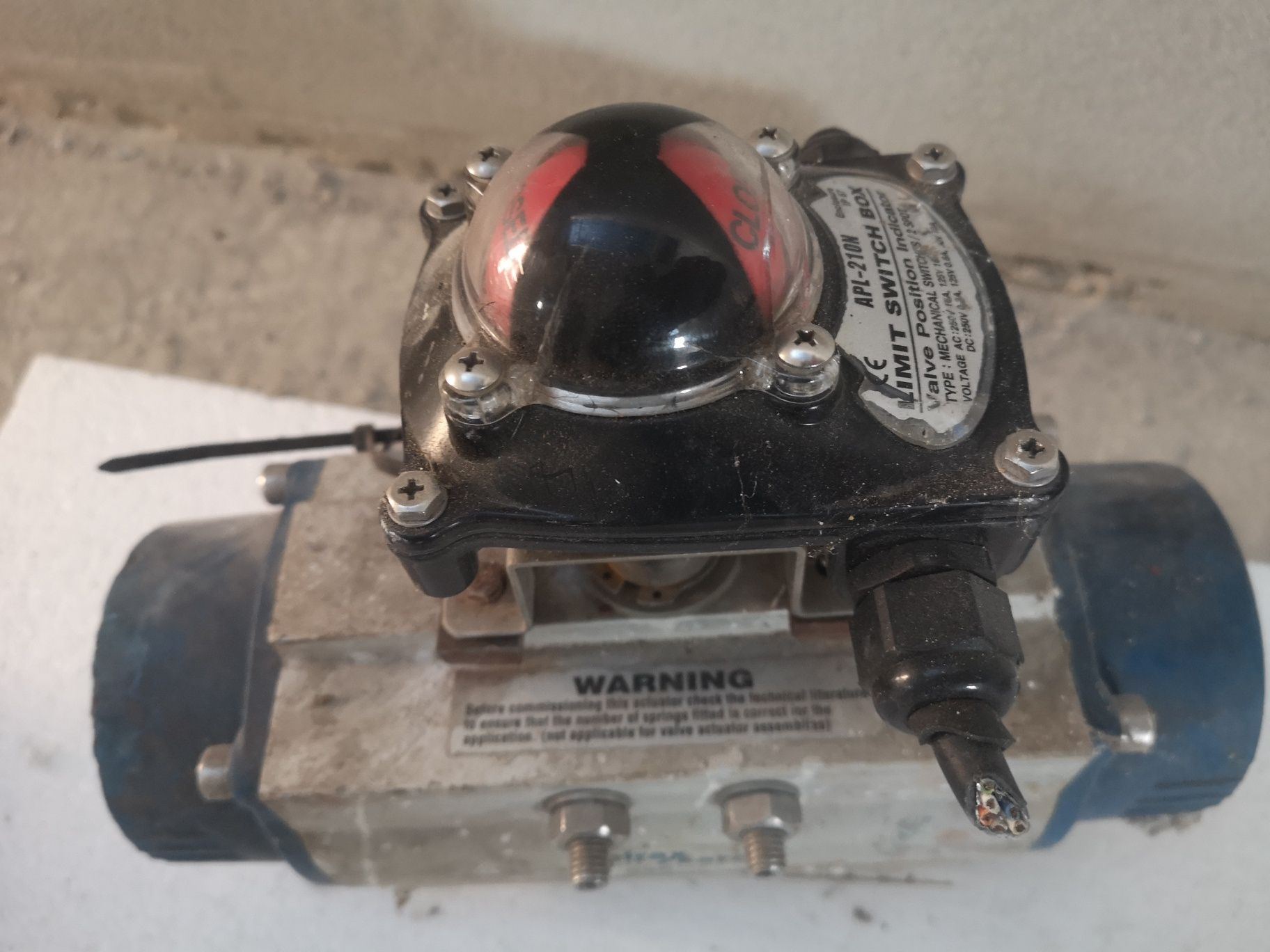 Servomotor actuator pneumatic full echipat AT401U-S10-A