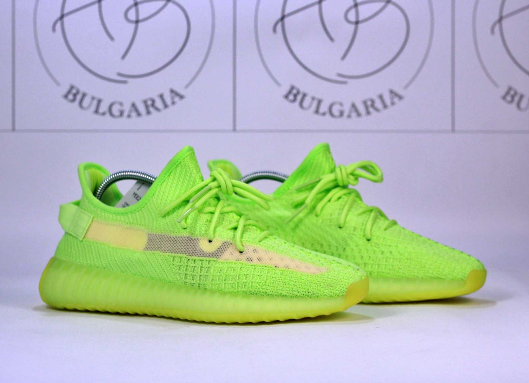 Adidas Yeezy Boost 350 Light, MX Glow, Desert Sage Мъжки Дамски Обувки
