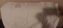 Vand asternut de pat nou,  alb cu broderie