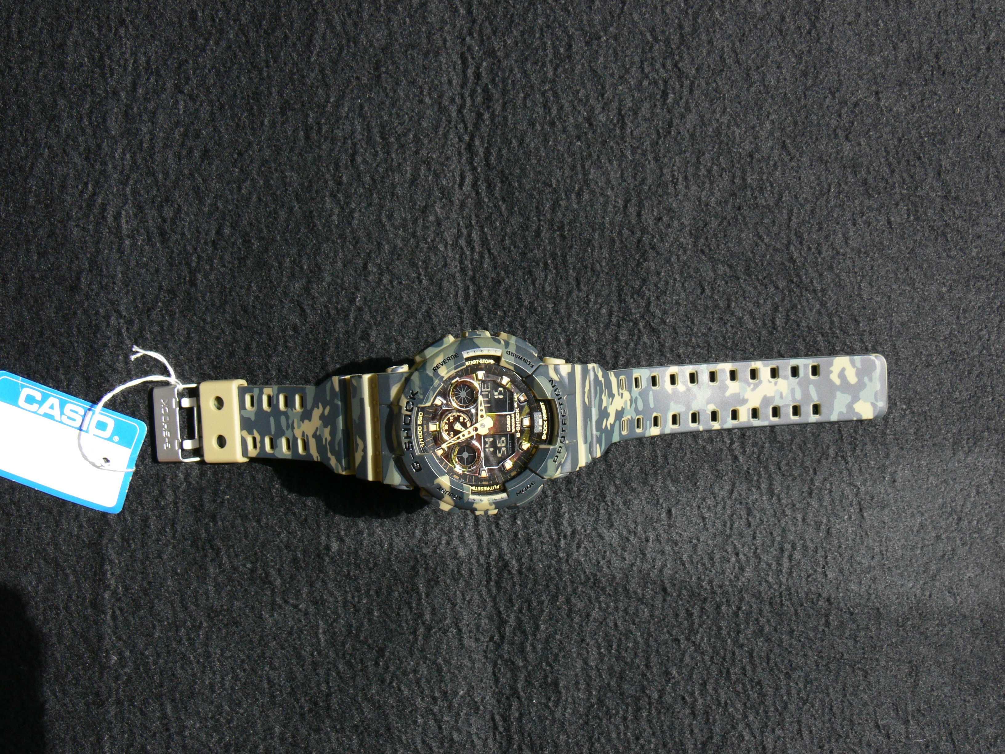 Ceas Sport Casio G-SHOCK GA-100 Camouflage ARMY -diesel fossil NOU