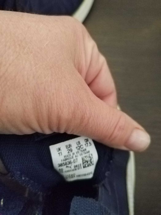 Adidasi PUMA copii mar. 29, 18 cm interior