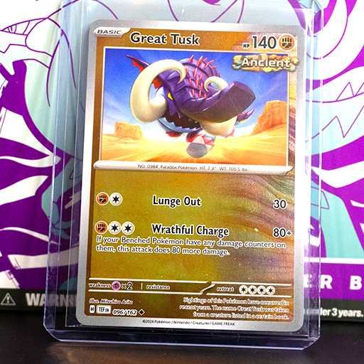 Pokemon: GREAT TUSK RH 096/162