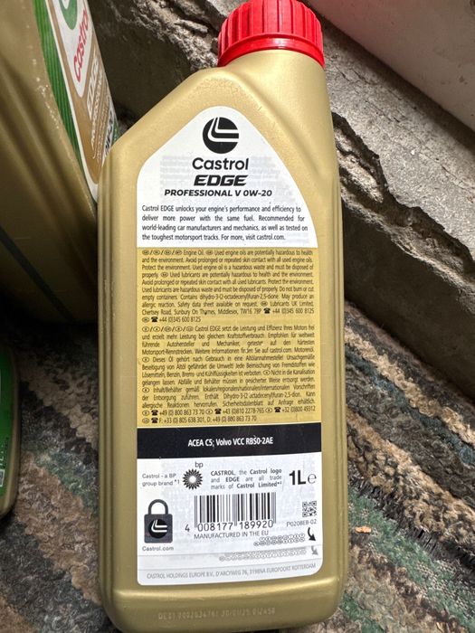 Vand ulei Castrol 0w20 pt orice motor euro6