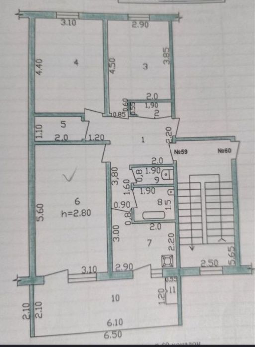 Квартира 3х комнатная требуется Ремон