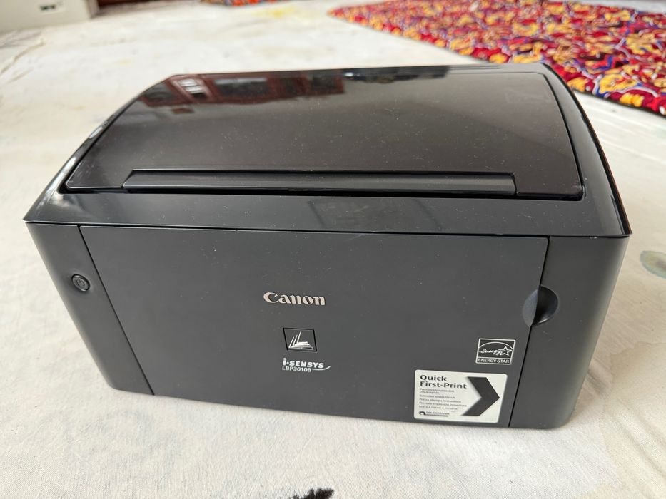 Canon LBP 3010 B Чорна Белый Принтер Тиник Ишлайди Свежий
