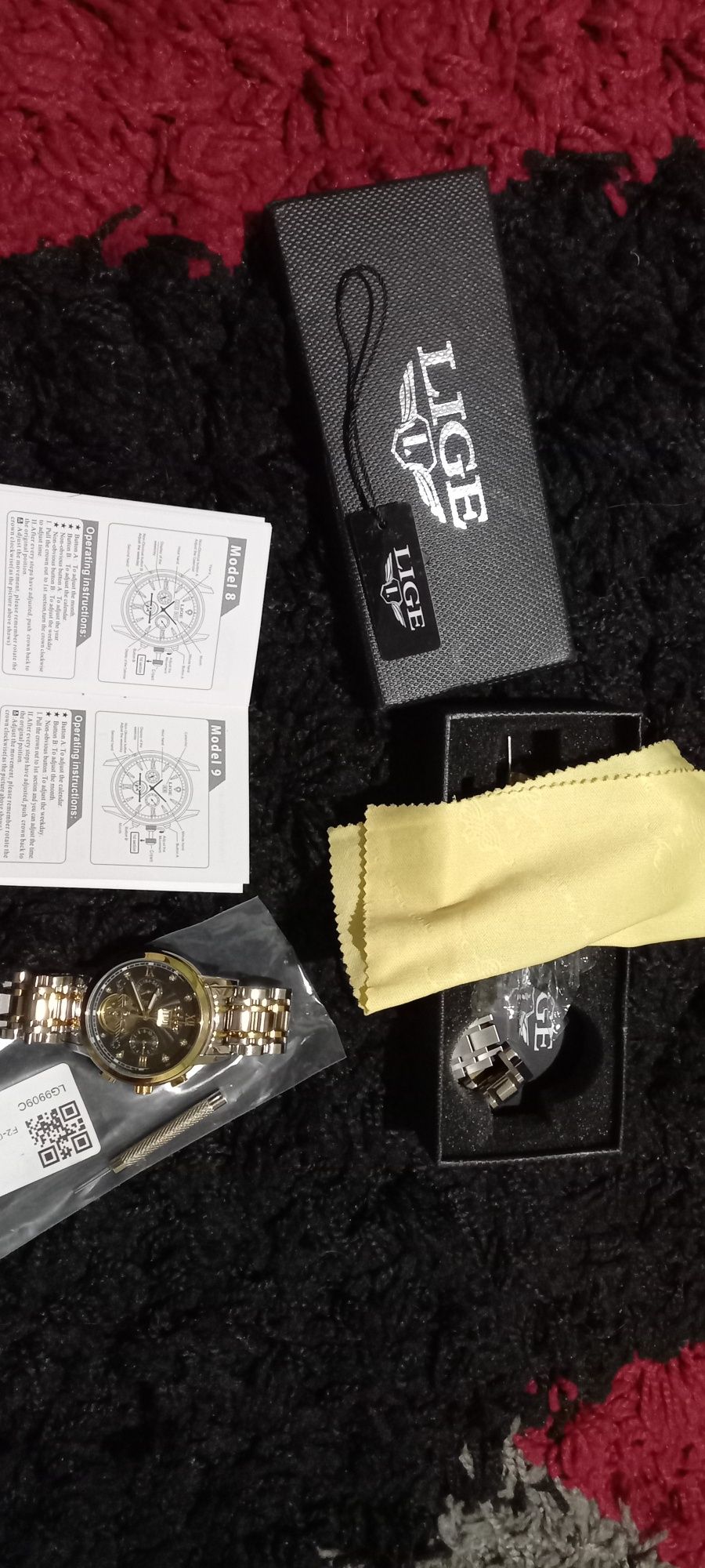 Продам наручные мужские часы марки LIGE 9-ой серий.это некопия.