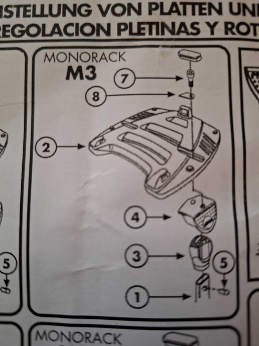 Placă top case GIVI, nouă
