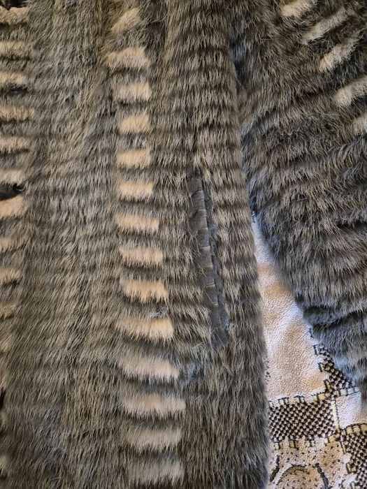 Haină din blană naturală de vulpe, Haus der Pelze, S-M, călduroasă