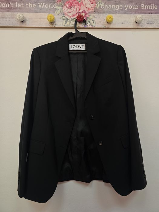 Черно сако Loewe