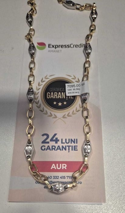 Lant de aur barbatesc (AG32 B27101.7) 2 ANI GARANTIE!