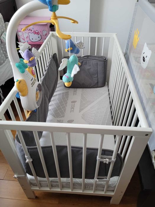 Protectii patut copii Aerosleep si carusel muzical Vtech