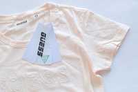 ПРОМО GUESS  S и M размер -Оригинална  бледорозова тениска с бродерия