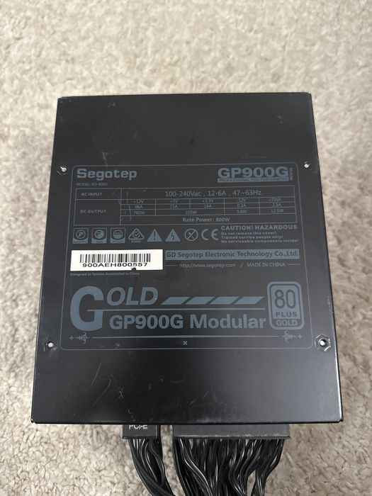 Sursa modulara segotep 800w Gold