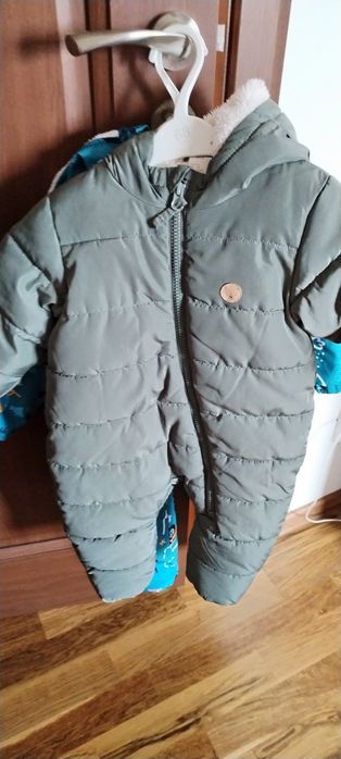 Combinezon călduros, îmblănit, H&M, mărimea  68/4-6 L