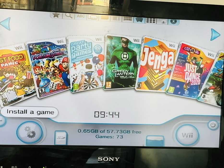 Consola jocuri Nintendo Wii Modata 70 Jocuri Mario Sonic Zelda Pokemon