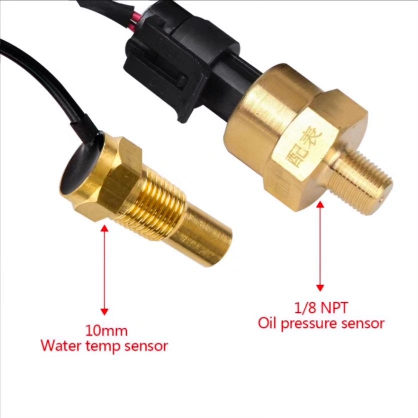 Электронный датчик давления масла + датчик температуры охлажд.жид 3в1