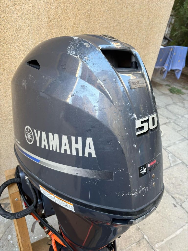 Yamaha 50hp извън бордови двигател четиритактов