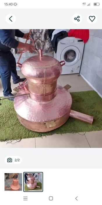 Vând cazane de țuică din cupru alimentar