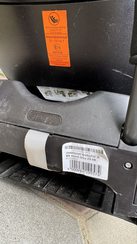 Scaun auto BRITAX ROMER, rotativ 360, ISOFIX, reglabil, 0-18kg