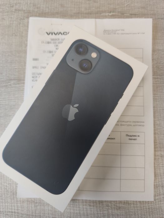 НОВ! iPhone 13 128GB Midnight 2г. Гаранция!