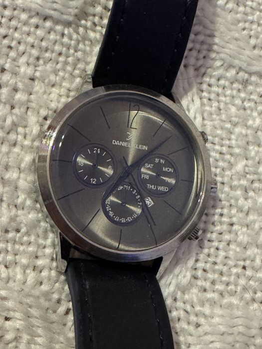 Ceas Daniel Klein DK11832-3 – cadran albastru, curea piele, elegant