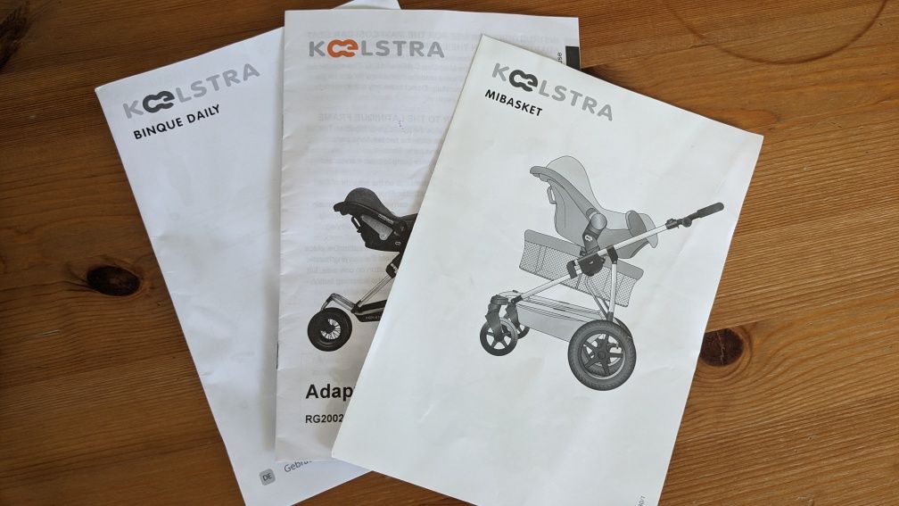 Функционална сгъваема холандска детска количка Koelstra с аксесоари