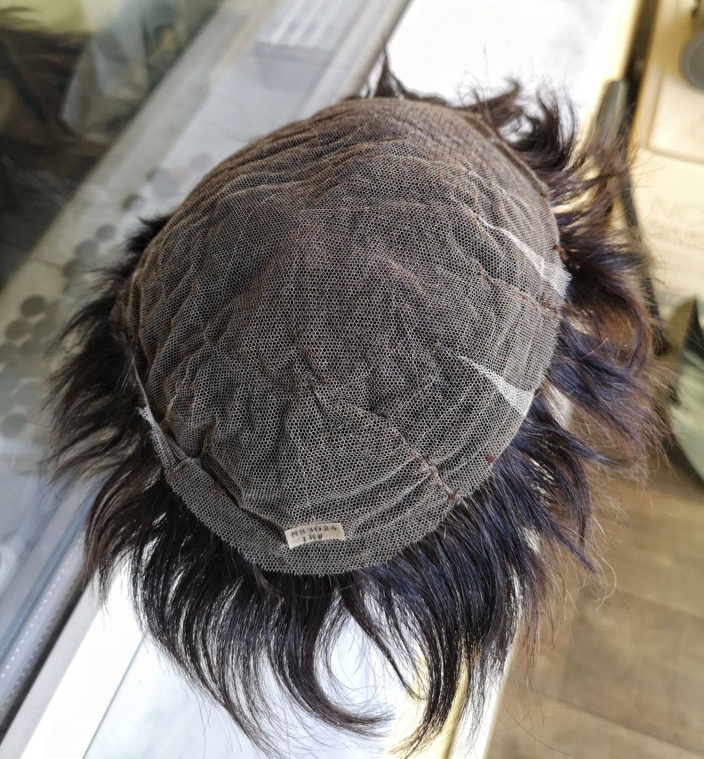 Мъжко тупе Hair System 2бр и мрежа основа за тупе, перука