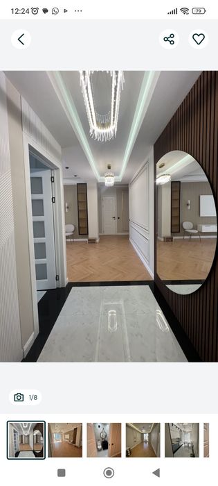 Сдам новый 3- ком квартиру ЖК Модерн сити. Рядом Парк, Шымкент ситимол