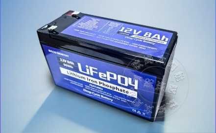 Литий железо фосфатный аккумулятор LiFePo4 12,8V8Ah и 12,8V10Ah