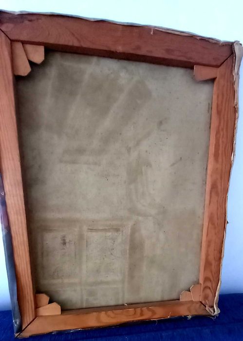 Vand portret in ulei,reproducere de secol XIX  dupa Tiepolo.