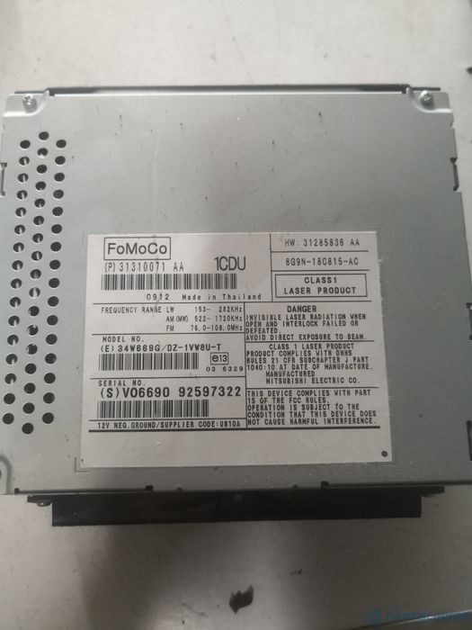 CD player auto VOLVO S80 II (AS, 124) [ 2006 - > ] OEM 92597322