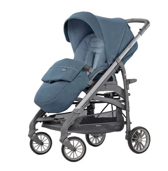 Коляска 2 в 1 Inglesina Trilogy System Duo Arctic blue, шасси Trilogy