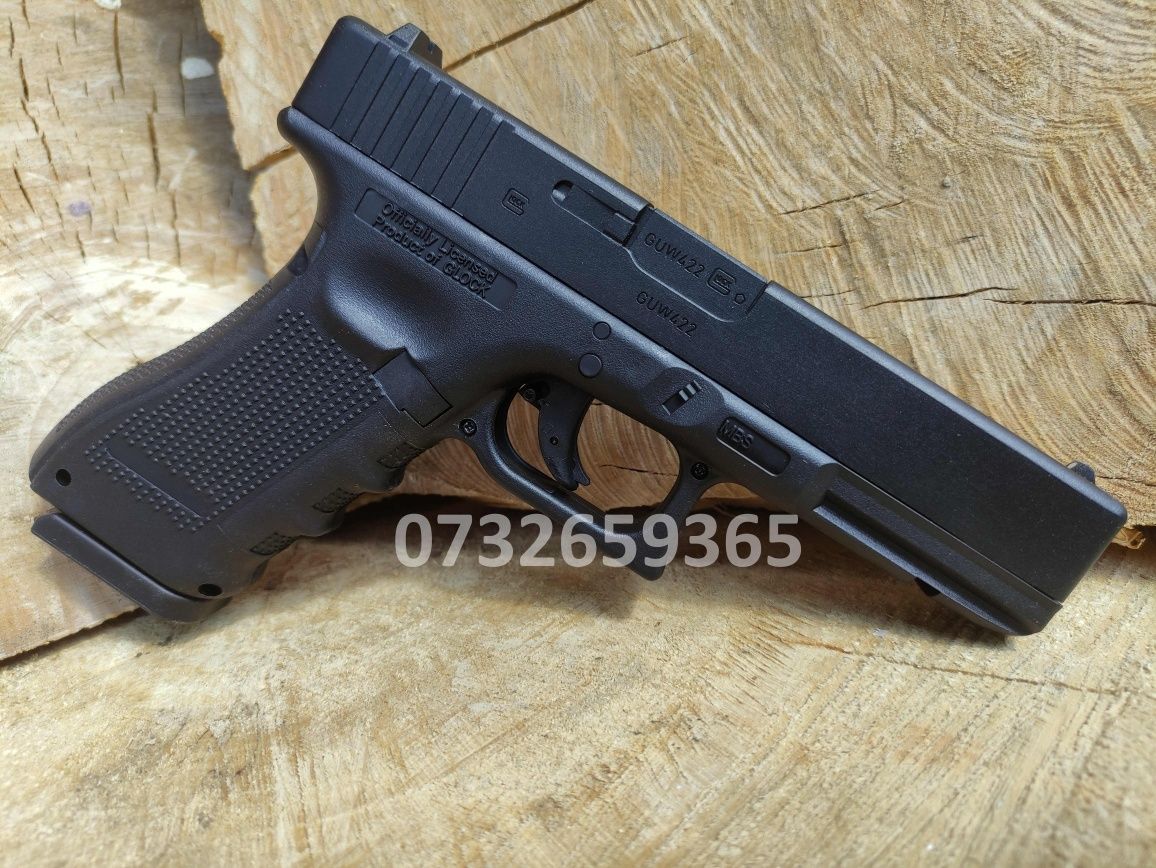 Upgradat 4.5j Glock 22 original pistol airsoft CO2 GNBB foarte puterni