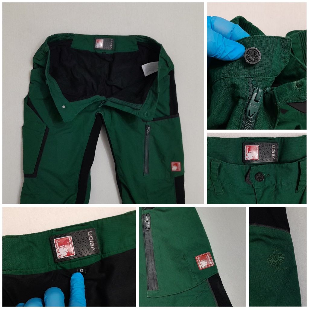 Pantaloni salopeta Engelbert Strauss Vision Enjoy Work, mărimea 52 EU