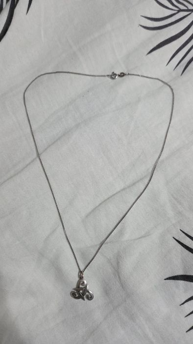 Vand lant dama din Argint model Celtic