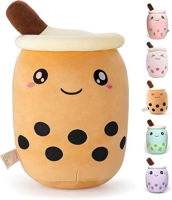 Плюшена играчка Възглавница Бабъл шейк Boba Tea Bubble Tea Cup