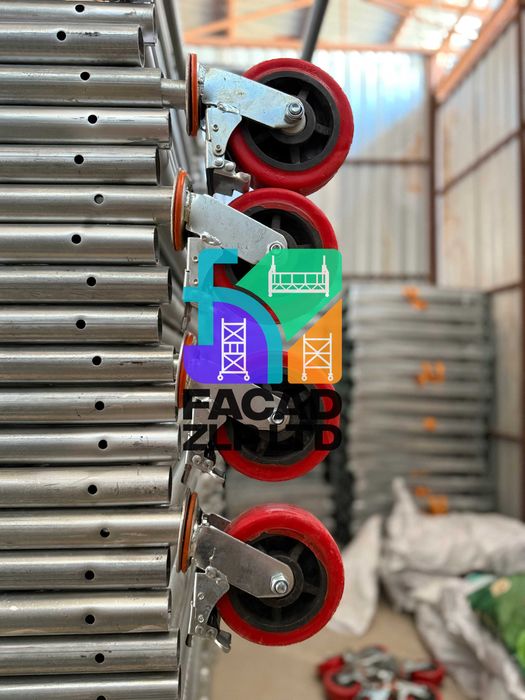 Леса строительные, комплект с настилом, балонами, завод Китай