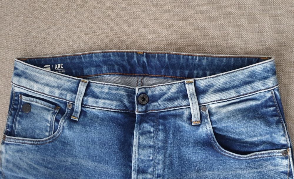 Jeans G-Star noi, Arc 3d , 34x32