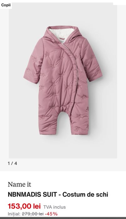 Costum schi/Salopeta marime 74/80