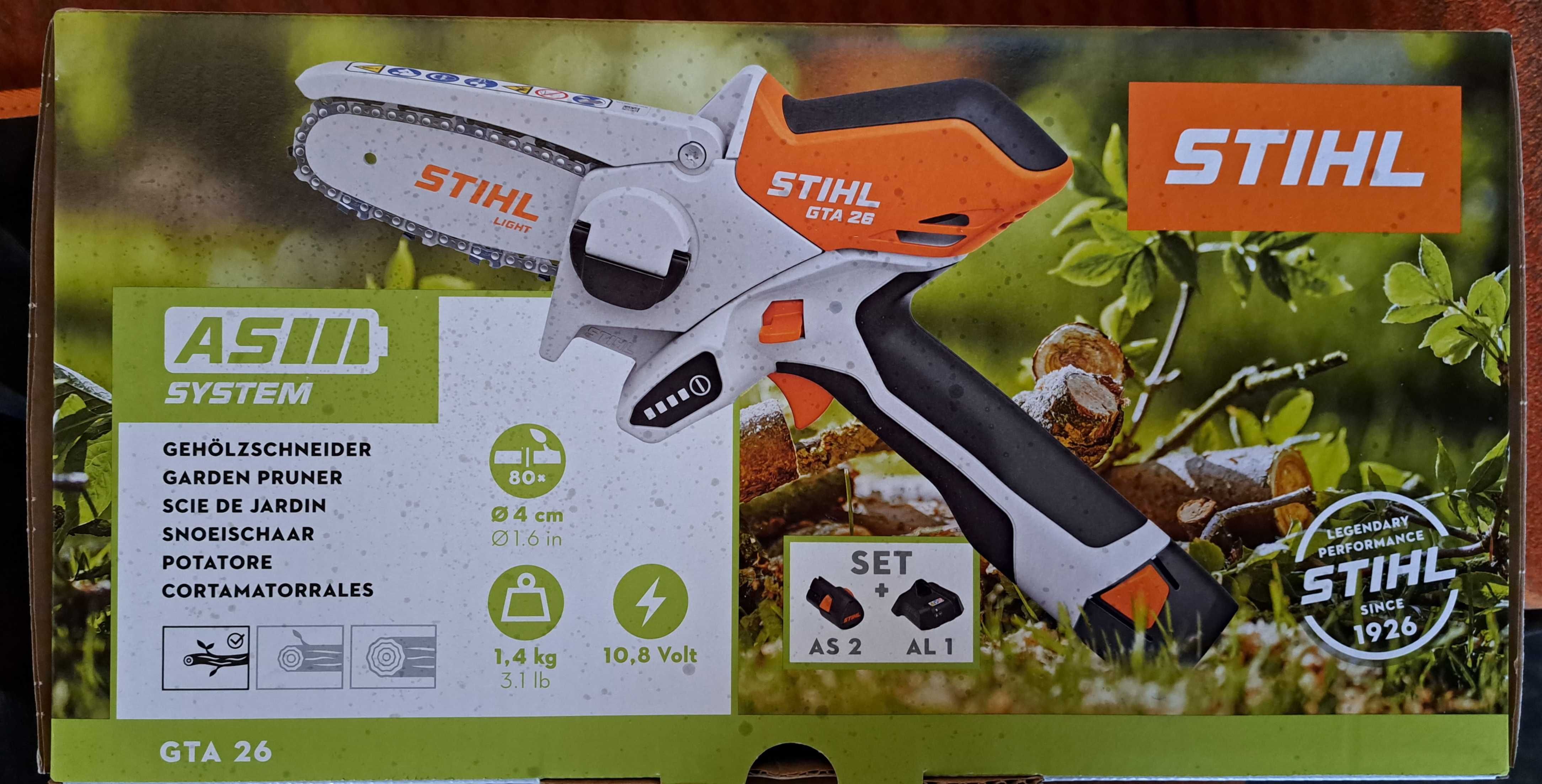 Stihl GTA 26 малка резачка за клони
