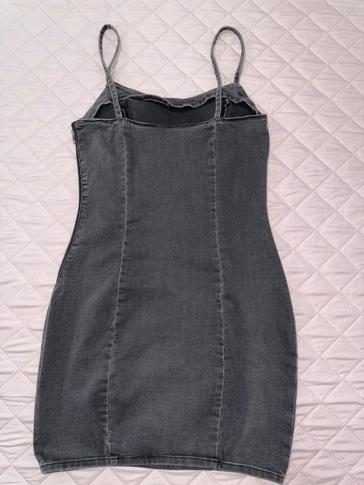 Дънкова черна рокля H&M