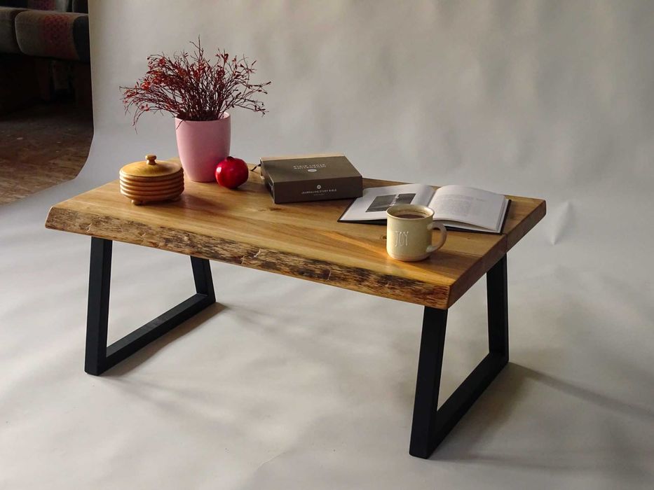 Masuta de cafea din stejar rustic