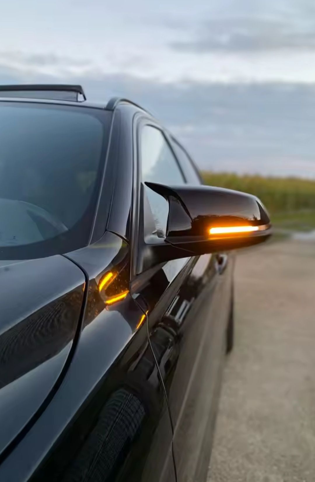 Нови черни капаци за огледала за BMW F20 F23 F30 F32 F33 F34 F36 F87