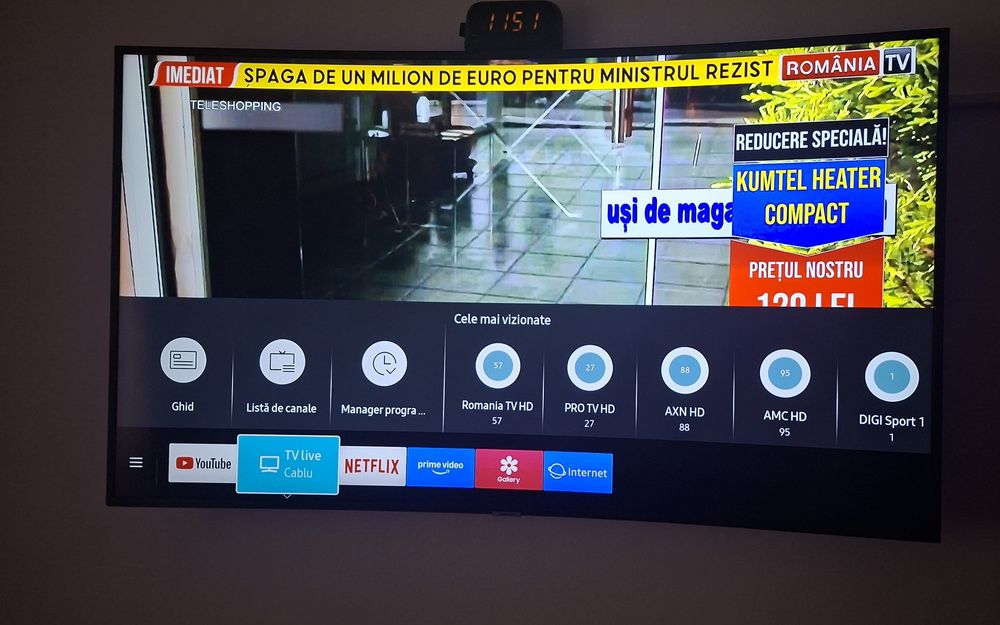 Tv Samsung curbat 139cm