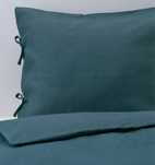 Set asternuturi / lenjerie de pat din 100% in, model Ikea Puderviva