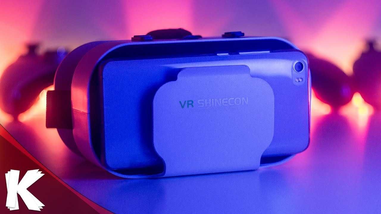 С Пултом VR Ochki VR Box VR SHINECON G05 Гарантия Pultli VR naushniksi