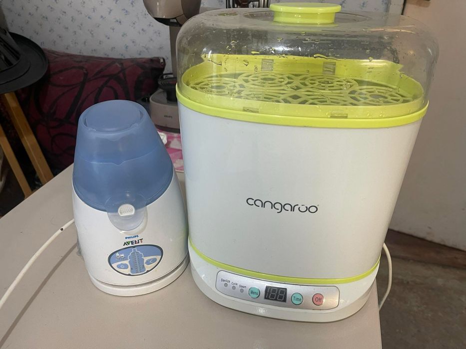 Продавам уред за затопляне на мляко и стерилизатор